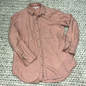 Madewell Pink Button Down Shirt